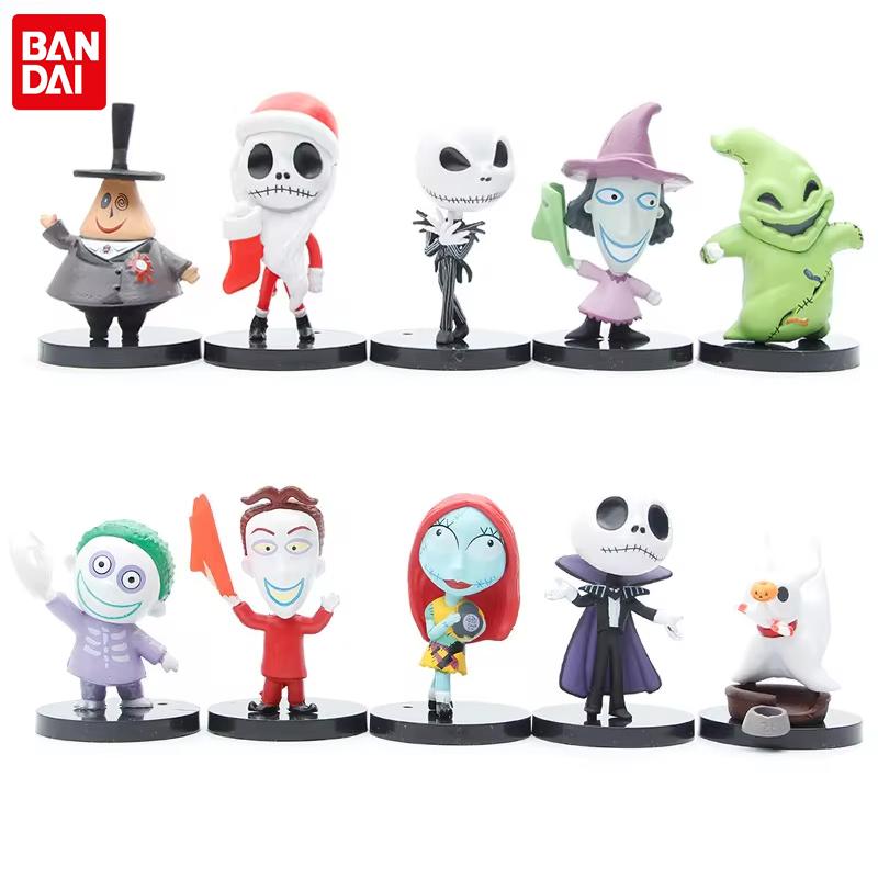 10pcs/set Nightmare Sally Jack Skellington Christmas Anime Figure PVC Model Vinyl Figurine Halloween Gift Action Figure Toys
10pcs/set Nightmare Sally Jack Skellington Christmas Anime Figure PVC Model Vinyl Figurine Halloween Gift Action Figure Toys