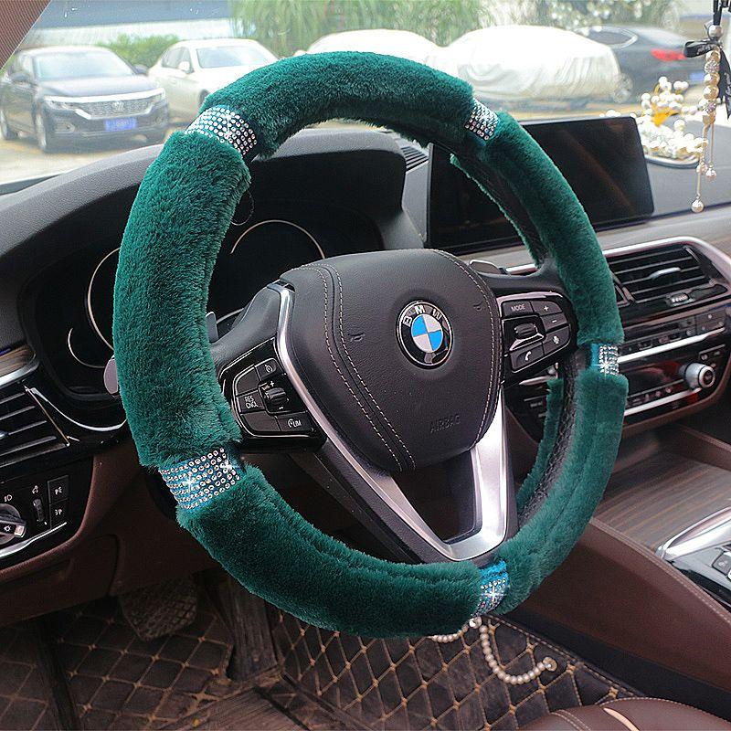 Trendy Car Steering Wheel Cover for Women, Winter Plush Warm Korean Cute Personalized Non-Slip Green Short Fur Steering Wheel Cover Pink Velvet Steering Wheel Cover
Trendy Car Steering Wheel Cover for Women, Winter Plush Warm Korean Cute Personalized Non-Slip Green Short Fur Steering Wheel Cover Pink Velvet Steering Wheel Cover