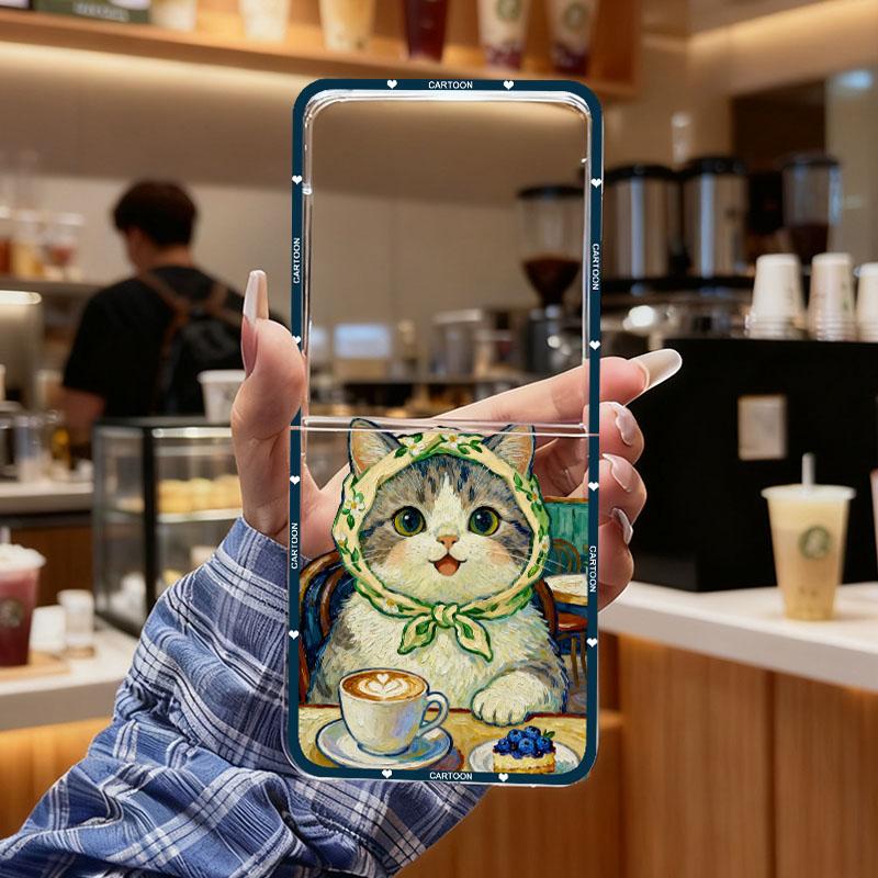 INS Korea Cartoon Cat Phone Case For Samsung Galaxy Z Flip 6 ZFlip5 Hard Folding Cover for Samsung ZFlip 4 3 7 Shell Fundas Galaxy ZFlip 4
INS Korea Cartoon Cat Phone Case For Samsung Galaxy Z Flip 6 ZFlip5 Hard Folding Cover for Samsung ZFlip 4 3 7 Shell Fundas Galaxy ZFlip 4