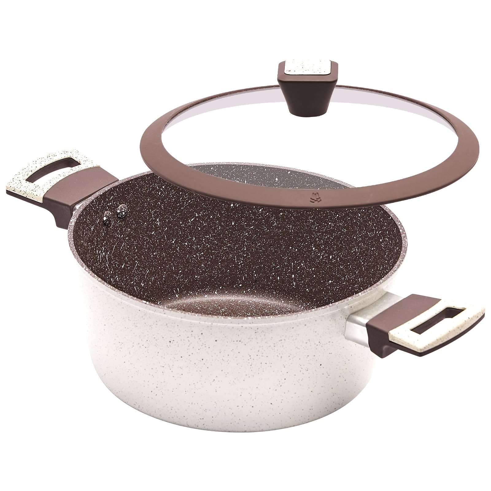 WANGYUANJI 24cm Deep Pot with Induction and Gas Tabletop Pot with Glass Suitable for and Other Easy to Multifunctional Cookware Handle, Compatible, серый
WANGYUANJI 24cm Deep Pot with Induction and Gas Tabletop Pot with Glass Suitable for and Other Easy to Multifunctional Cookware Handle, Compatible, серый