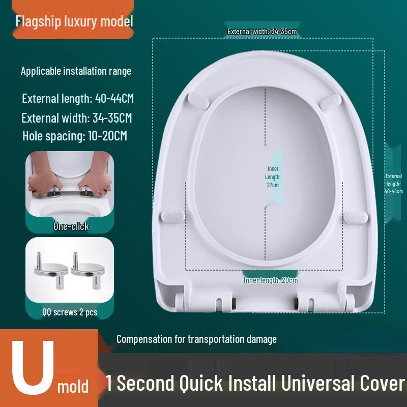 MDNG Soft-Close V-Shaped Toilet Seat Cover (2-Pack)
MDNG Soft-Close V-Shaped Toilet Seat Cover (2-Pack)
