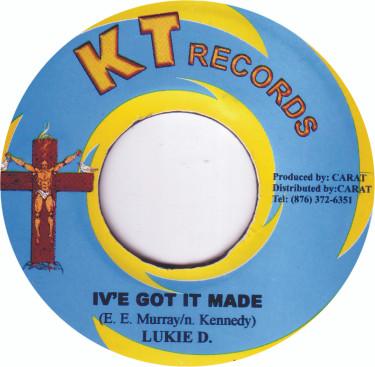 7inch Record LUKIE D - Iv e Got It Made NONE KT Records Jamaica Reggae, Ska & Dub Used
7inch Record LUKIE D - Iv e Got It Made NONE KT Records Jamaica Reggae, Ska & Dub Used