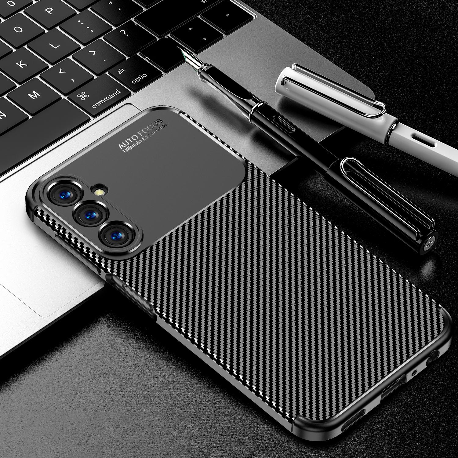 For Samsung Galaxy A25 5G (Global) (161.0 x 76.5 x 8.3mm) Shockproof Carbon Fiber Texture Phone Cover TPU Mobile Phone Shell A
For Samsung Galaxy A25 5G (Global) (161.0 x 76.5 x 8.3mm) Shockproof Carbon Fiber Texture Phone Cover TPU Mobile Phone Shell A