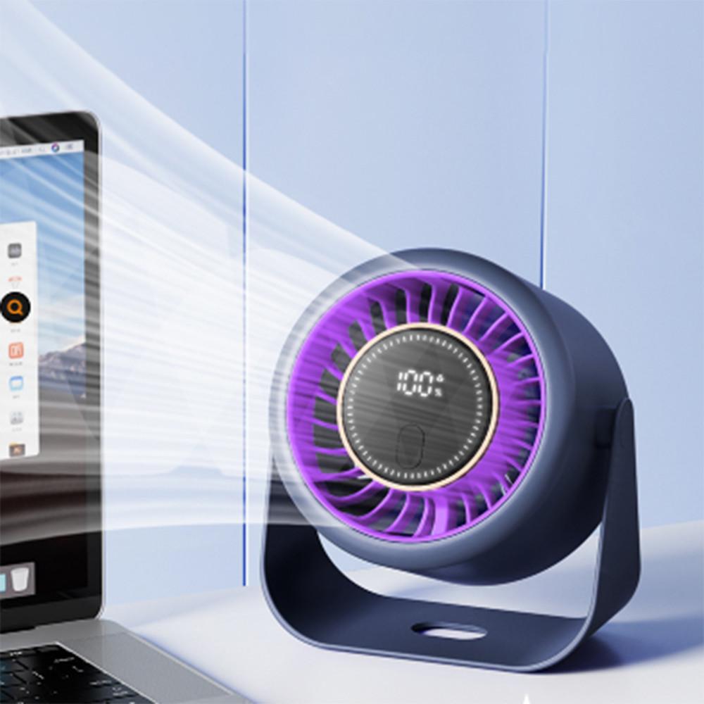 T30 Portable Desktop Fan with Base 6 Speeds Adjustable Summer Cooling Fan with Digital Display White
T30 Portable Desktop Fan with Base 6 Speeds Adjustable Summer Cooling Fan with Digital Display White