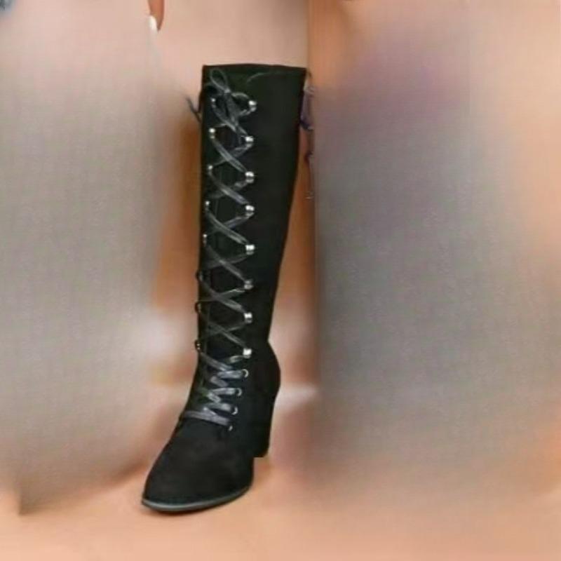 Men Women Boots NonSlip LaceUp RoundToe New Thigh Retro Round Toe Spliced Suede Lace Non Slip Wear Resistant Knight 41
Men Women Boots NonSlip LaceUp RoundToe New Thigh Retro Round Toe Spliced Suede Lace Non Slip Wear Resistant Knight 41