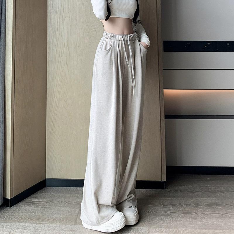 Petite Gray Drawstring Wide-Leg Sweatpants - XS (Nine-Point, Glutinous Rice Style) Women s Autumn/Winter Collection L 106-115 lbs
Petite Gray Drawstring Wide-Leg Sweatpants - XS (Nine-Point, Glutinous Rice Style) Women s Autumn/Winter Collection L 106-115 lbs