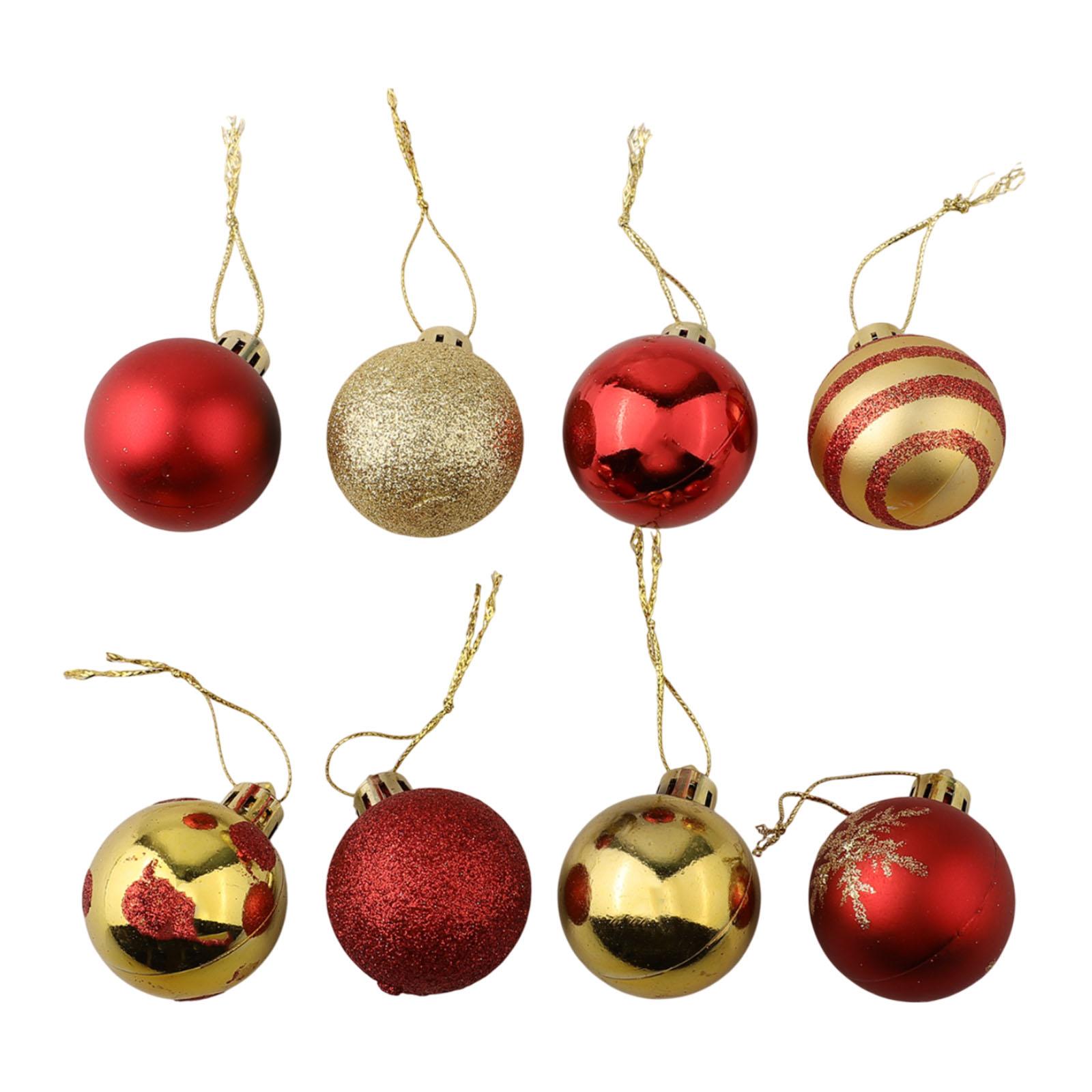 50 Pcs 4CM Christmas Ball Ornaments Tree Decorations Red Gold Hanging Bauble Pendant Ball Accessorie For Holiday Wedding Party червоний
50 Pcs 4CM Christmas Ball Ornaments Tree Decorations Red Gold Hanging Bauble Pendant Ball Accessorie For Holiday Wedding Party червоний