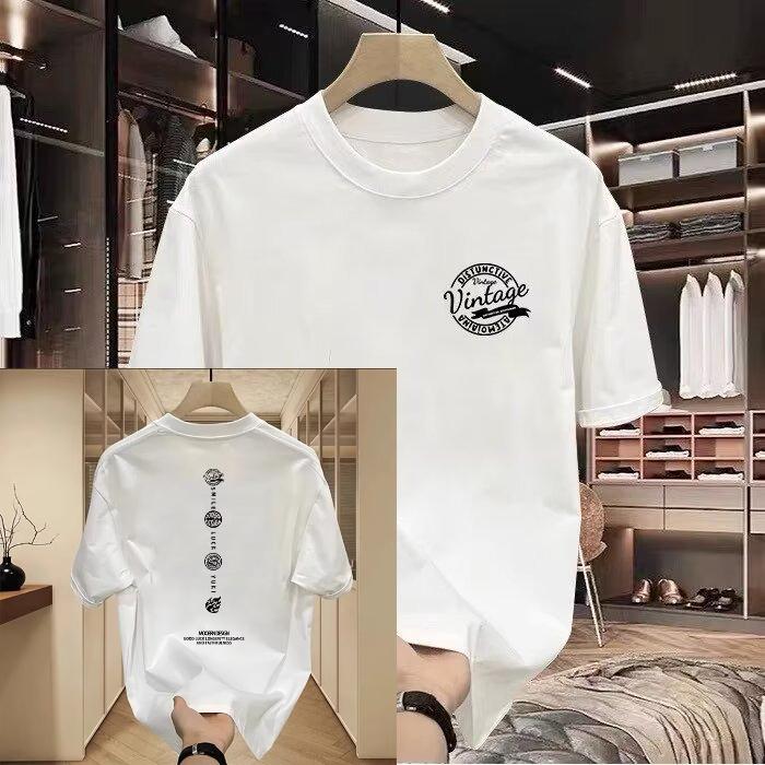 Summer Shortsleeved Tshirt Mens and Womens Version Casual and Versatile Loose Roundneck Halfsleeve Top M
Summer Shortsleeved Tshirt Mens and Womens Version Casual and Versatile Loose Roundneck Halfsleeve Top M