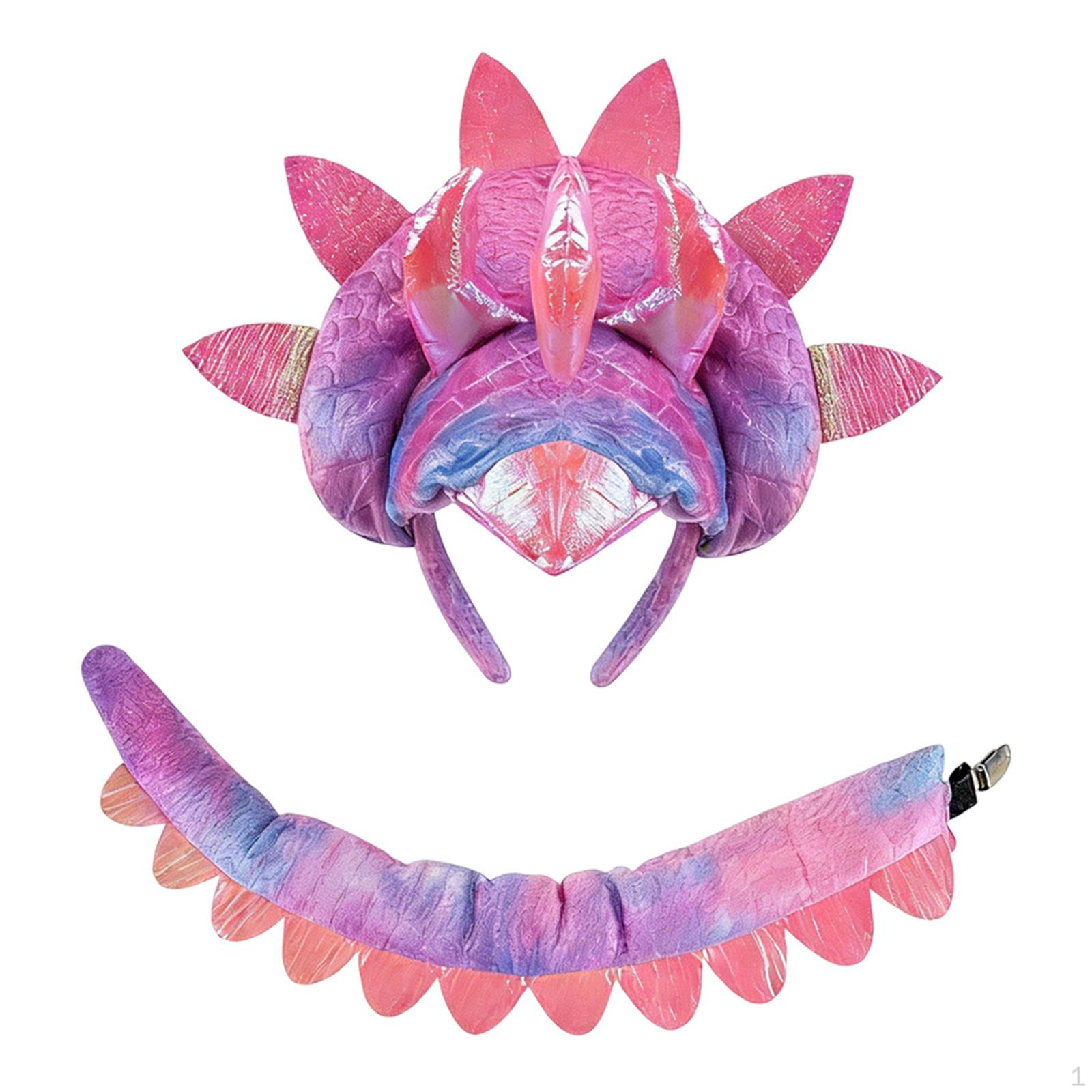 Dinosaur Headband And Tail – Party Supplies for Halloween, Cosplay Birthday Parties розовый
Dinosaur Headband And Tail – Party Supplies for Halloween, Cosplay Birthday Parties розовый