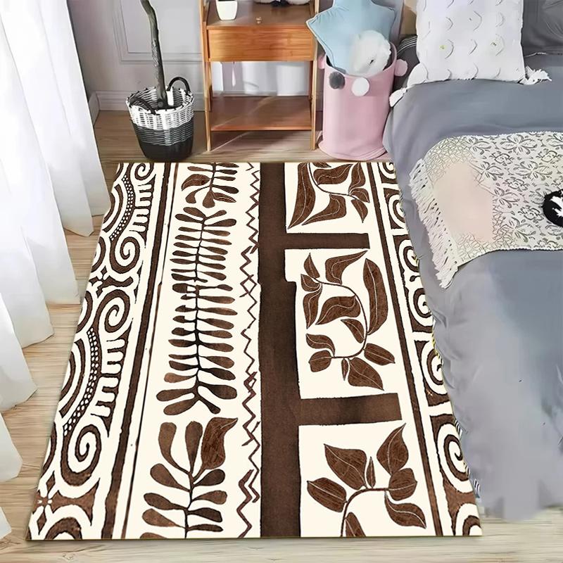 Brown Ethnic Geometric Patchwork Area Rug Retro Tribal Style Non-Slip Floor Mat for Living Rooms Leisure Spaces 40x60cm
Brown Ethnic Geometric Patchwork Area Rug Retro Tribal Style Non-Slip Floor Mat for Living Rooms Leisure Spaces 40x60cm