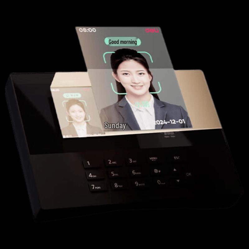 Deli AH21W Face & Palm Vein Recognition Attendance Machine CN plug (adapter included)
Deli AH21W Face & Palm Vein Recognition Attendance Machine CN plug (adapter included)
