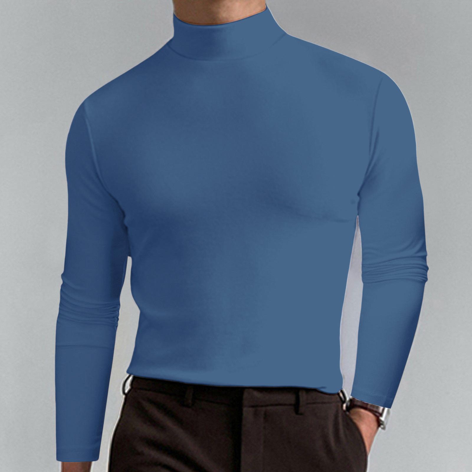 Comfortable Pure-Colored Long-Sleeved Men S Top, European And American Style Men S Clothing, Spring And Autumn High-Neck Long-Sleeved T-Shirt, Men S 4XL
Comfortable Pure-Colored Long-Sleeved Men S Top, European And American Style Men S Clothing, Spring And Autumn High-Neck Long-Sleeved T-Shirt, Men S 4XL