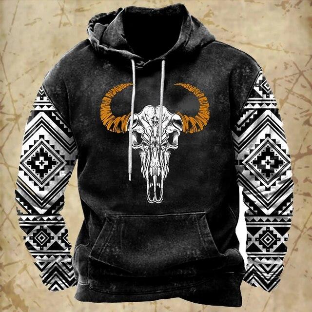 Вінтажна чоловіча толстовка з капюшоном, модний вуличний одяг, оверсайз, класичний худі з принтом черепа корови, світшот, осінній пуловер з довгим рукавом 6XL
Вінтажна чоловіча толстовка з капюшоном, модний вуличний одяг, оверсайз, класичний худі з принтом черепа корови, світшот, осінній пуловер з довгим рукавом 6XL