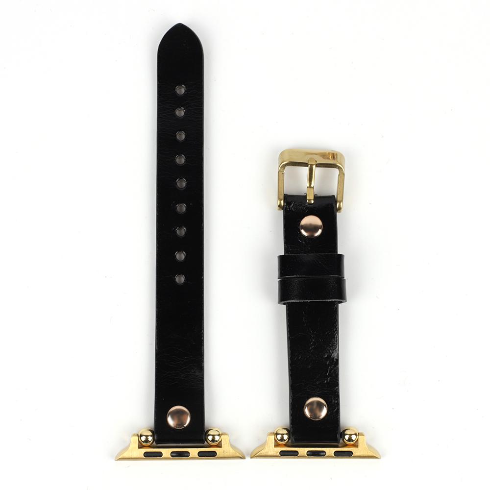Slim Thin Band Leather Rivet Studded Strap 44mm 40mm 42mm 38mm Wristband Replacement for Women Men Smartwatch Watch Accessories for 42mm and 44mm
Slim Thin Band Leather Rivet Studded Strap 44mm 40mm 42mm 38mm Wristband Replacement for Women Men Smartwatch Watch Accessories for 42mm and 44mm