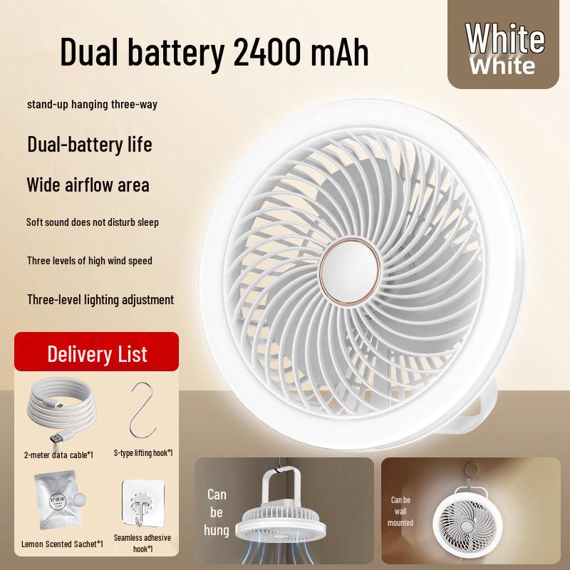 USB Rechargeable 4-in-1 Fan: Desktop, Outdoor, Table Lamp, Wall-Mounted Rechargeable without Remote белый
USB Rechargeable 4-in-1 Fan: Desktop, Outdoor, Table Lamp, Wall-Mounted Rechargeable without Remote белый