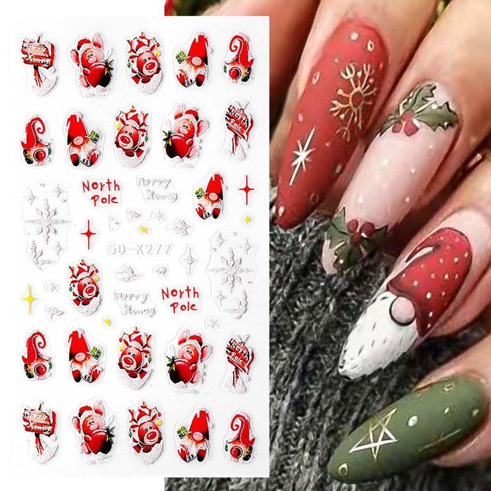 Embossed Stickers Christmas Nail Decals Nail Accessories Christmas Nail Decorations Lady
Embossed Stickers Christmas Nail Decals Nail Accessories Christmas Nail Decorations Lady