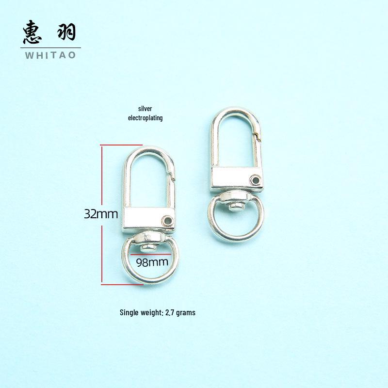 Металлическая литая из сплава пряжка для двери, покрытая серебром, брелок - аксессуар для сумочки
Металлическая литая из сплава пряжка для двери, покрытая серебром, брелок - аксессуар для сумочки