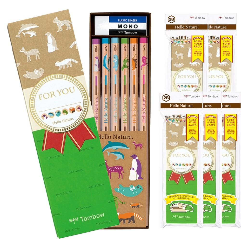 Карандаш для рисования Tombow Pencil 2B в бумажной коробке Hello Nature Подарочный набор из 6 дюжин (Характеристики подарка) МП-ХН01-2Б-6П
Карандаш для рисования Tombow Pencil 2B в бумажной коробке Hello Nature Подарочный набор из 6 дюжин (Характеристики подарка) МП-ХН01-2Б-6П