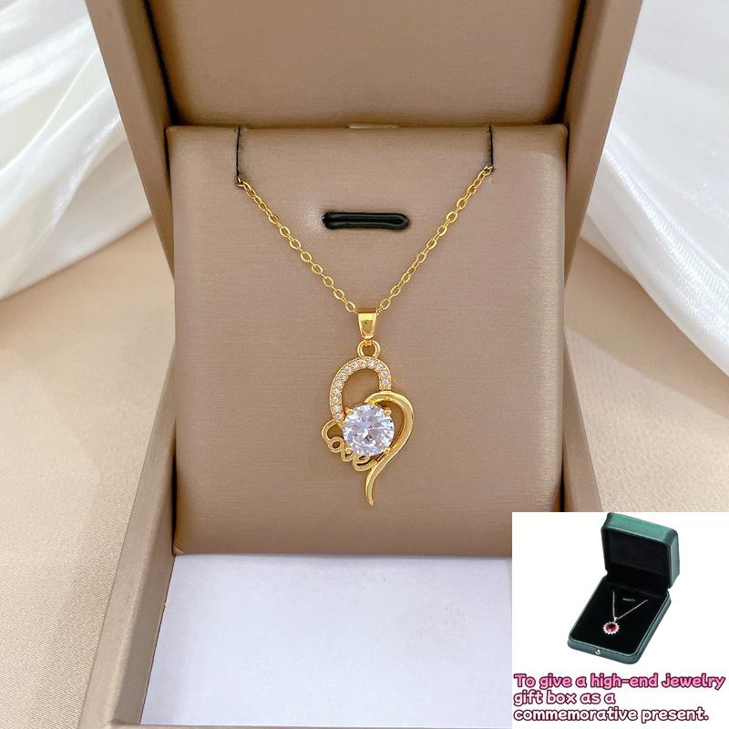 Love zircon light luxury temperament gorgeous full diamond necklace female Internet celebrity versatile collarbone chain chain
Love zircon light luxury temperament gorgeous full diamond necklace female Internet celebrity versatile collarbone chain chain