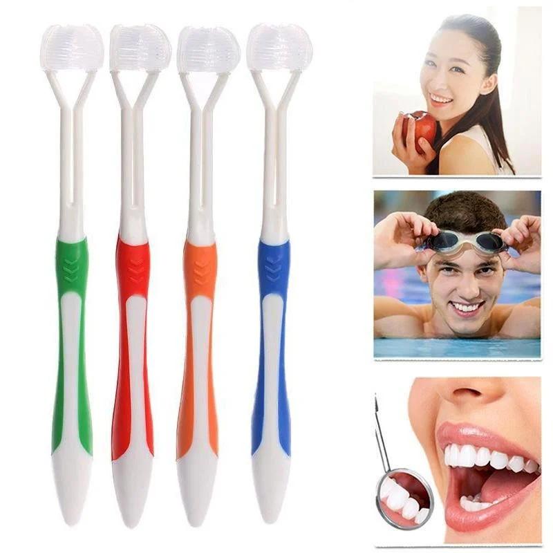 3-Sided Toothbrush Ultrafine Soft Bristle Adult Tooth Brush for Health Special Needs Easier Oral Cleaner Teeth Care жовтий
3-Sided Toothbrush Ultrafine Soft Bristle Adult Tooth Brush for Health Special Needs Easier Oral Cleaner Teeth Care жовтий
