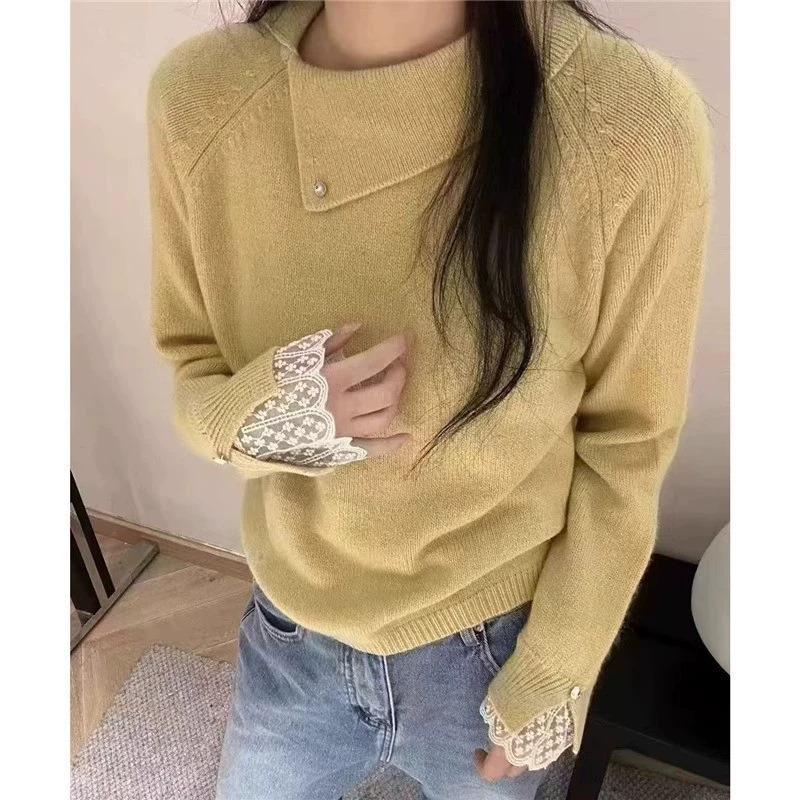 Премиальный сенсорный рукав-плечо с кружевным мягким восковым ртом можно носить снаружи лацкан длинный рукав шерстяной вязаный свитер женский пуловер свитер топ average size жёлтый
Премиальный сенсорный рукав-плечо с кружевным мягким восковым ртом можно носить снаружи лацкан длинный рукав шерстяной вязаный свитер женский пуловер свитер топ average size жёлтый