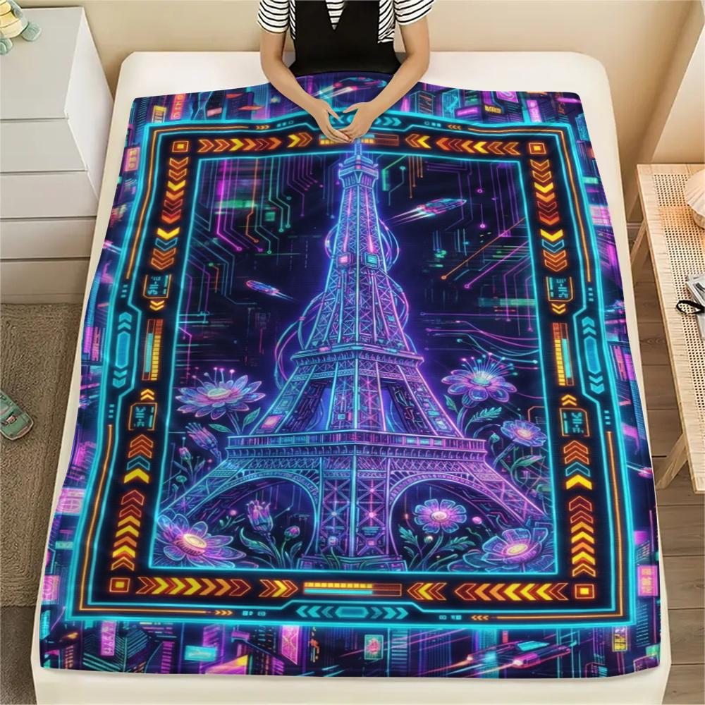 Paris Eiffel Tower Print Flannel Blanket, High quality Comfortable for All Seasons, Home Decor, Warmth and Comfort, Perfect for Christmas Gifts86 80cm x 120cm
Paris Eiffel Tower Print Flannel Blanket, High quality Comfortable for All Seasons, Home Decor, Warmth and Comfort, Perfect for Christmas Gifts86 80cm x 120cm