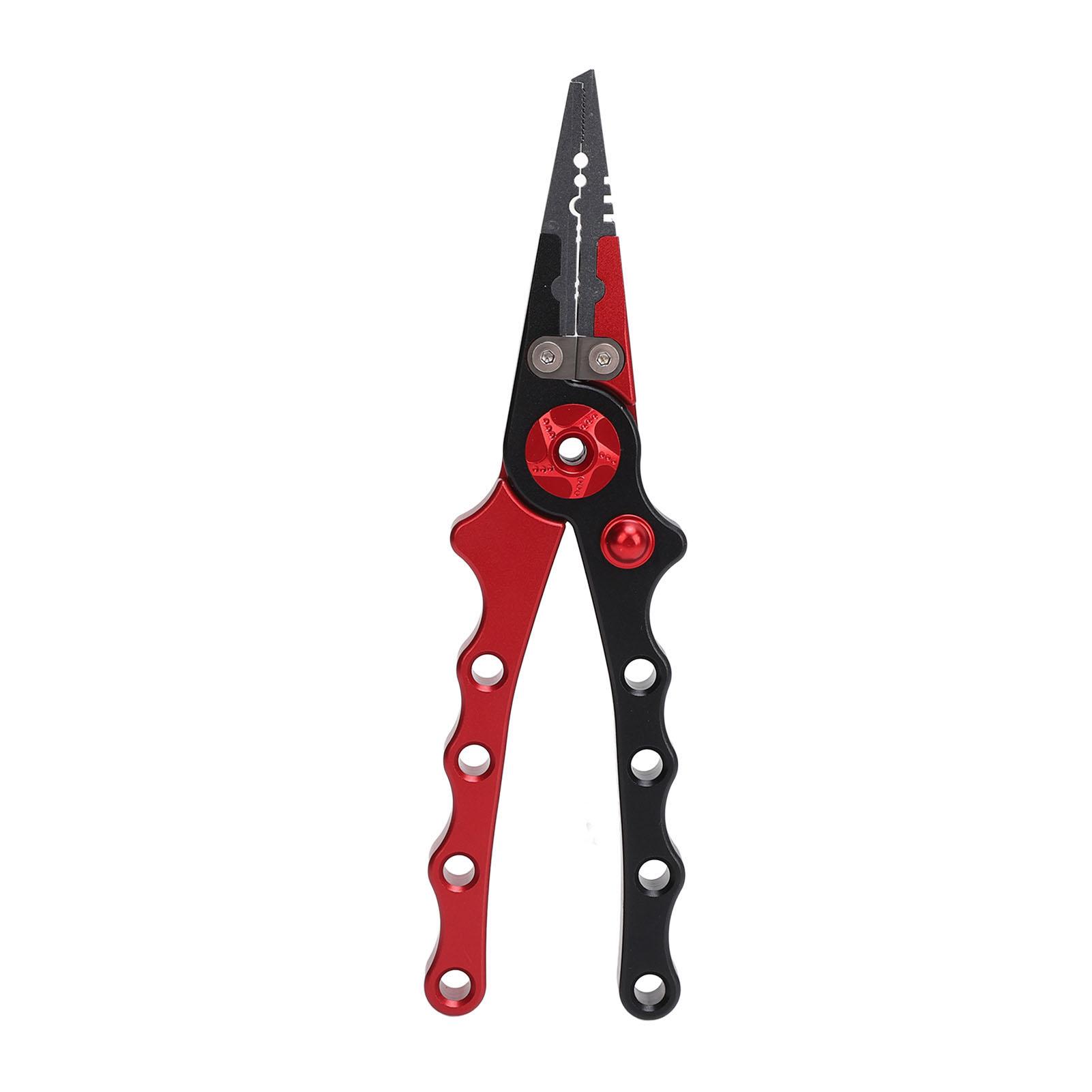 Fishing Pliers Aluminium Alloy Multifunctional Split Ring Pliers Self Locking Fish Hook Remover
Fishing Pliers Aluminium Alloy Multifunctional Split Ring Pliers Self Locking Fish Hook Remover