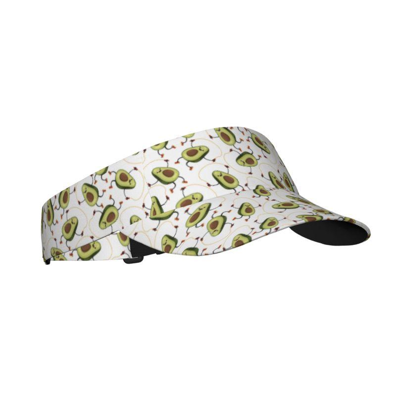 Cute Avocado Kawaii Sports Sun Visor Hats Adjustable Lightweight Packable Cooling Empty Top Visor Hat for Running Tennis Golf
Cute Avocado Kawaii Sports Sun Visor Hats Adjustable Lightweight Packable Cooling Empty Top Visor Hat for Running Tennis Golf