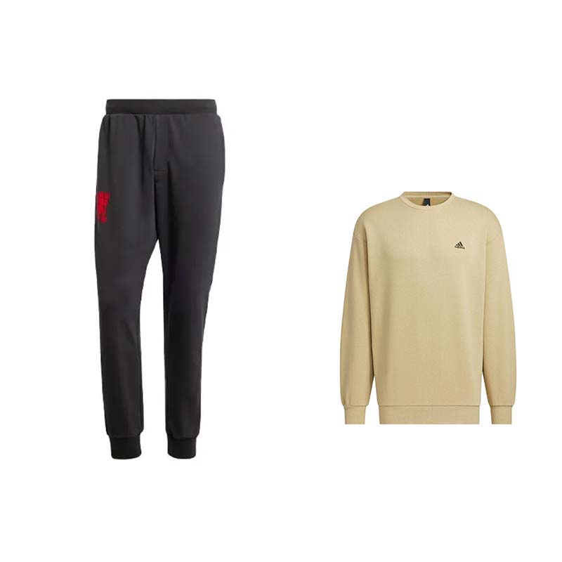 Adidas Outdoor Casual Mid-Waist Solid Color Cuffed Long Pants Round Neck Logo Print Long Sleeve Pullover Sweatshirt Set Men sets /IV7601+IP9183 L
Adidas Outdoor Casual Mid-Waist Solid Color Cuffed Long Pants Round Neck Logo Print Long Sleeve Pullover Sweatshirt Set Men sets /IV7601+IP9183 L