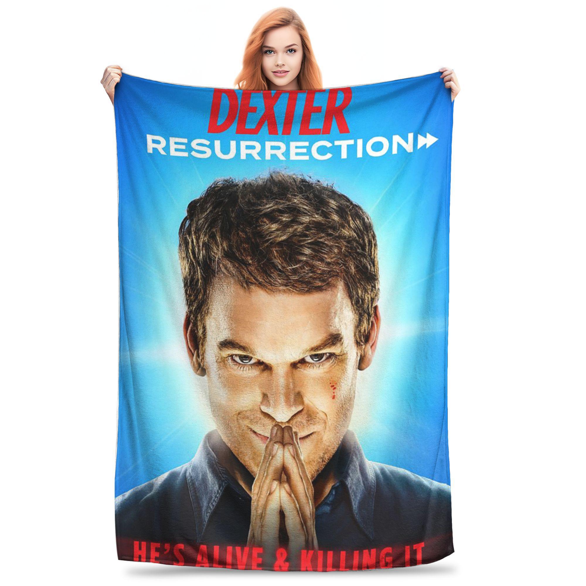 Flannel Throw Blanket Dexter Morgan Movies Warm Plush Blankets Soft Bedding for Bed Living room Home Picnic Couch 80x120cm
Flannel Throw Blanket Dexter Morgan Movies Warm Plush Blankets Soft Bedding for Bed Living room Home Picnic Couch 80x120cm