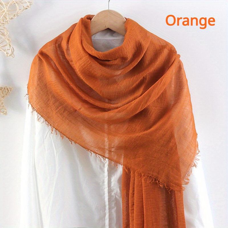 Модний пухирчастий шарф. Шовковий шарф. Жіночий універсальний пакет. Хустка. Сонцезахисний крем. Великий довгий шарф. Однотонний шарф. 180*90cm помаранчевий
Модний пухирчастий шарф. Шовковий шарф. Жіночий універсальний пакет. Хустка. Сонцезахисний крем. Великий довгий шарф. Однотонний шарф. 180*90cm помаранчевий