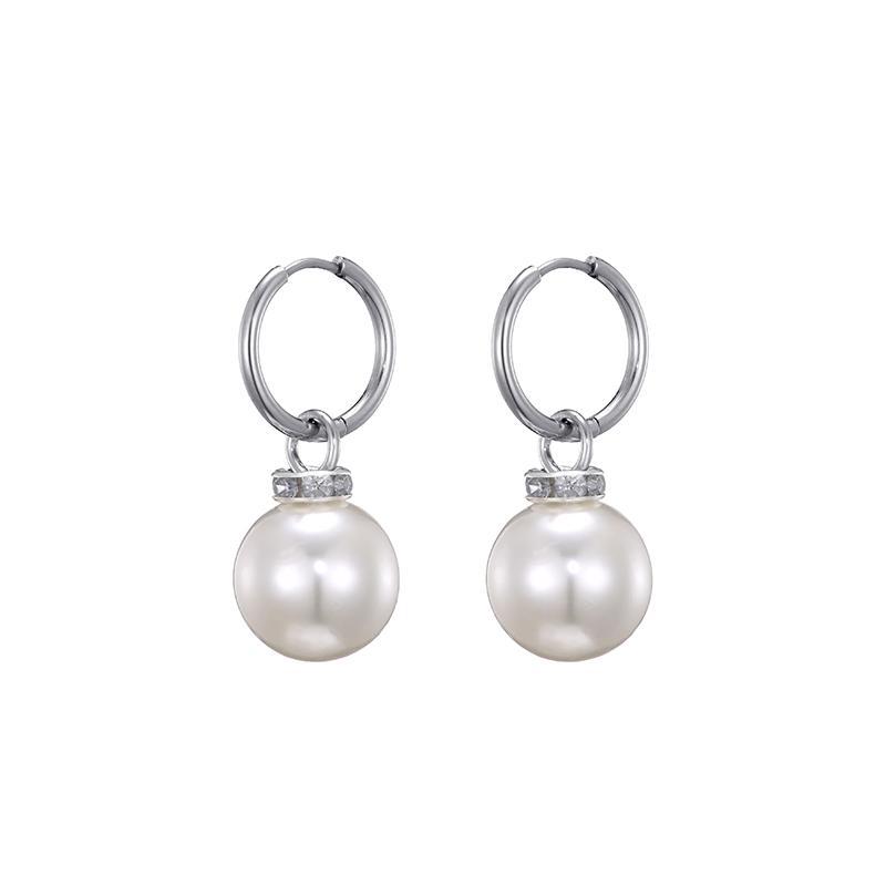 Trendy Stainless Steel Hoop Earrings For Women Big Pearl Round Gold Copper Color Earrings Wrap Rhinestone Crystal Zircon Bijoux мідний
Trendy Stainless Steel Hoop Earrings For Women Big Pearl Round Gold Copper Color Earrings Wrap Rhinestone Crystal Zircon Bijoux мідний