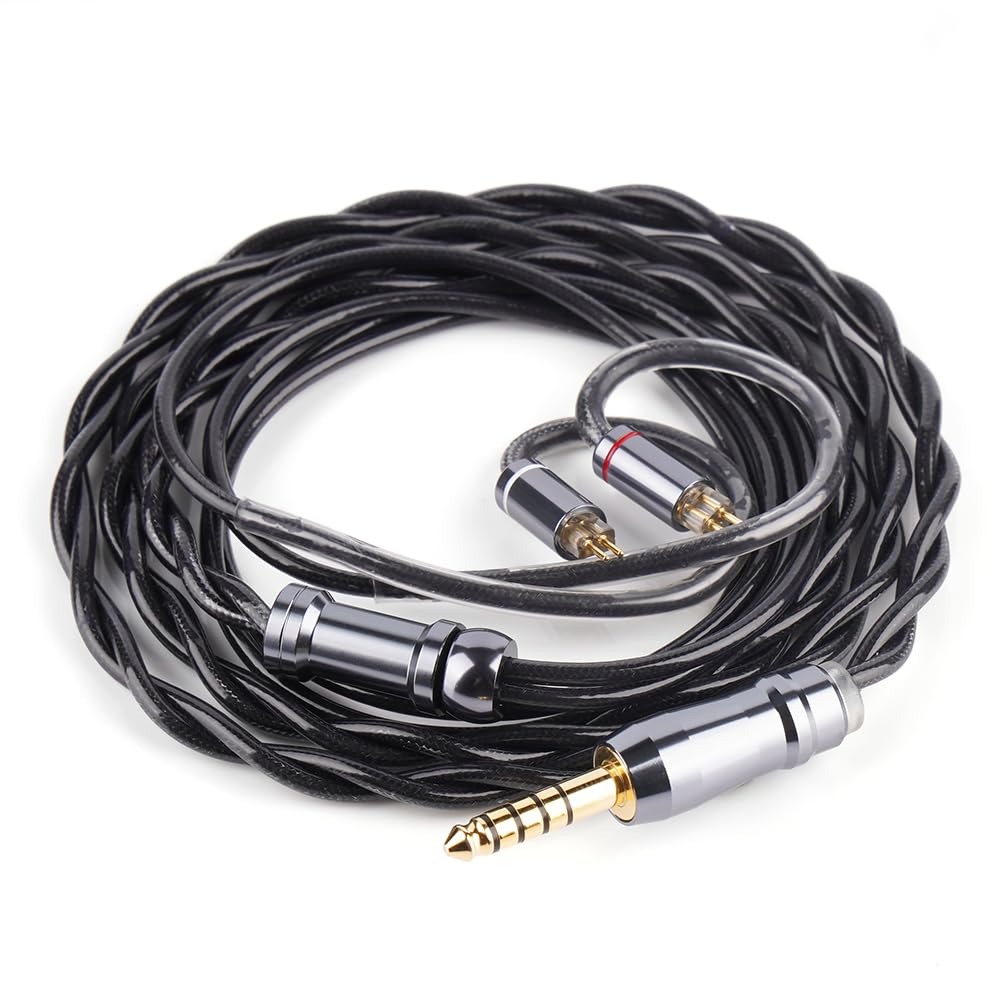 NICEHCK DuskAg Earphone Upgrade Cable 5N Pure Silver and Single Crystal Copper Shielded Conductor Replacement Improved Sound Quality hifi Earphone
NICEHCK DuskAg Earphone Upgrade Cable 5N Pure Silver and Single Crystal Copper Shielded Conductor Replacement Improved Sound Quality hifi Earphone