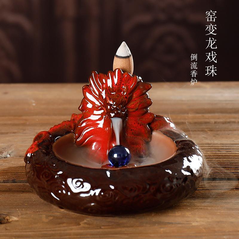 Dragon Backflow Incense Burner With Lucky Crystal Ball Ceramic Smoke Waterfall Incense Holder Censer Creative Home Decor червоний
Dragon Backflow Incense Burner With Lucky Crystal Ball Ceramic Smoke Waterfall Incense Holder Censer Creative Home Decor червоний