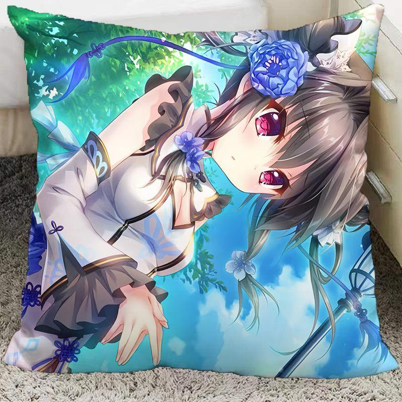 Nin-e-times, nin-e days, nine-layers of color - galgame game fan art accessories, sofa throw pillow cover with cute cartoon desi 18x18Inch
Nin-e-times, nin-e days, nine-layers of color - galgame game fan art accessories, sofa throw pillow cover with cute cartoon desi 18x18Inch