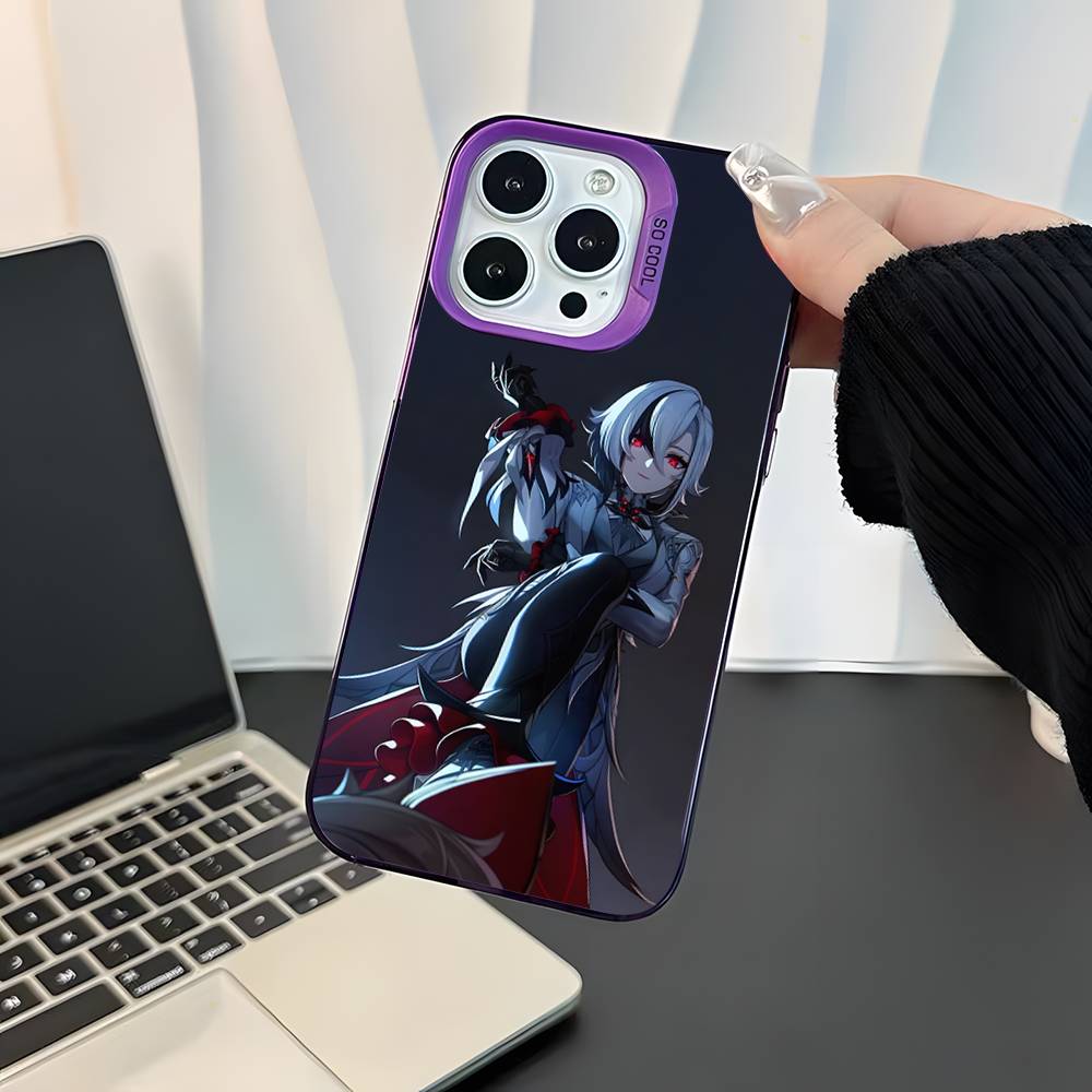 G-Genshin Impact A-Arlecchino For iPhone 17,16,15,14,13,12,11,Mini,Pro,E,SE4,XS,MAX Purple Shockproof Candy Matte Cover iPhone12PRO
G-Genshin Impact A-Arlecchino For iPhone 17,16,15,14,13,12,11,Mini,Pro,E,SE4,XS,MAX Purple Shockproof Candy Matte Cover iPhone12PRO