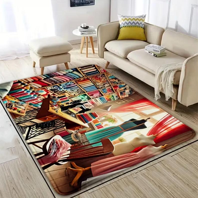 2D Printing Color Sewing Floral Floor Mat Kitchen Mat Soft and Bedroom Living Room Dining Room Kitchen Entrance Mat Floor Mat 40x60cm
2D Printing Color Sewing Floral Floor Mat Kitchen Mat Soft and Bedroom Living Room Dining Room Kitchen Entrance Mat Floor Mat 40x60cm
