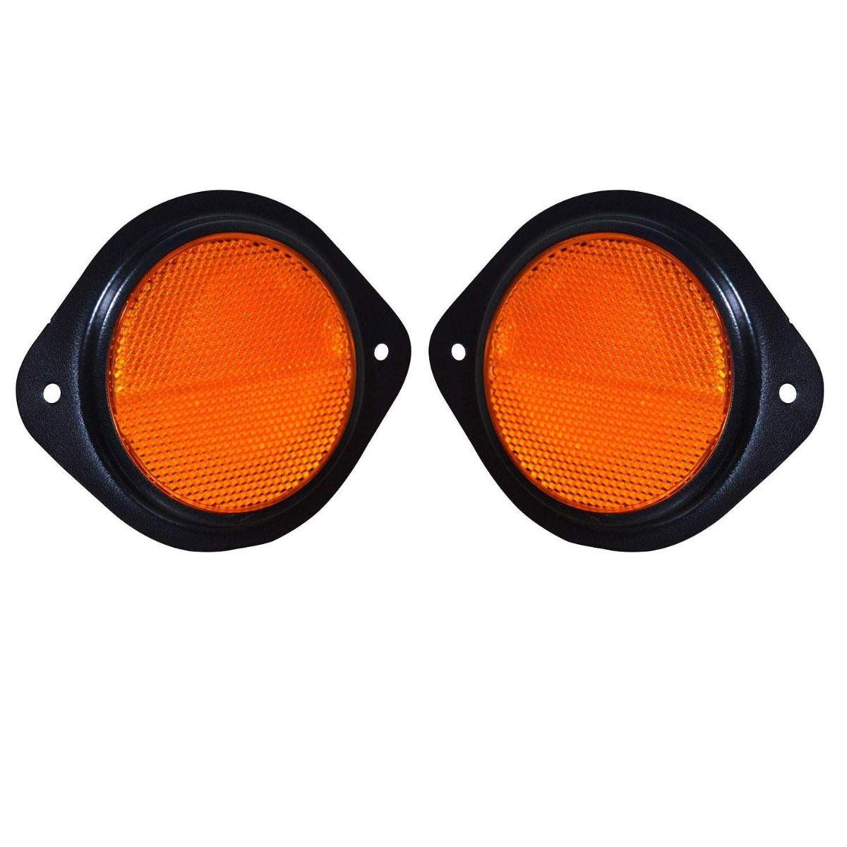 2X Amber Reflex Reflector for Tractor, Truck, Trailer, Car & Bus — With Metal Base бурштин
2X Amber Reflex Reflector for Tractor, Truck, Trailer, Car & Bus — With Metal Base бурштин