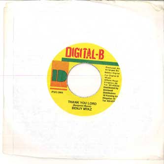 7inch Record BENJY MYAZ - Thank You Lord NONE DIGITAL-B Jamaica Reggae, Ska & Dub Used
7inch Record BENJY MYAZ - Thank You Lord NONE DIGITAL-B Jamaica Reggae, Ska & Dub Used