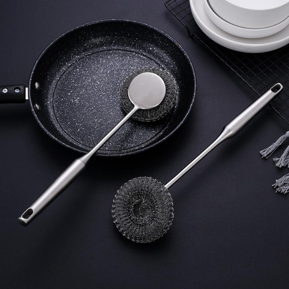 Long Handle Wire Ball Brush Stainless Steel Oil Remover Scrubber New Kitchen Cleaning Tool Kitchen
Long Handle Wire Ball Brush Stainless Steel Oil Remover Scrubber New Kitchen Cleaning Tool Kitchen