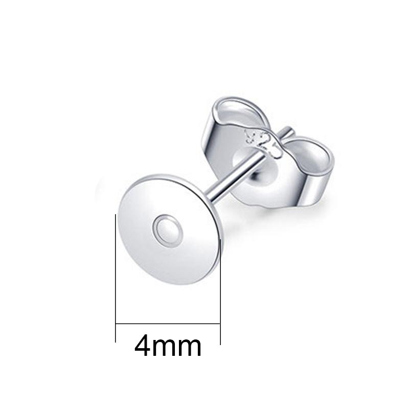 20pcs 925 Silver Plated Earrings Base Cabochon Settings Hypoallergenic 4 5 6 8 MM Earring Hooks For Diy Jewelry Making Supplies
20pcs 925 Silver Plated Earrings Base Cabochon Settings Hypoallergenic 4 5 6 8 MM Earring Hooks For Diy Jewelry Making Supplies