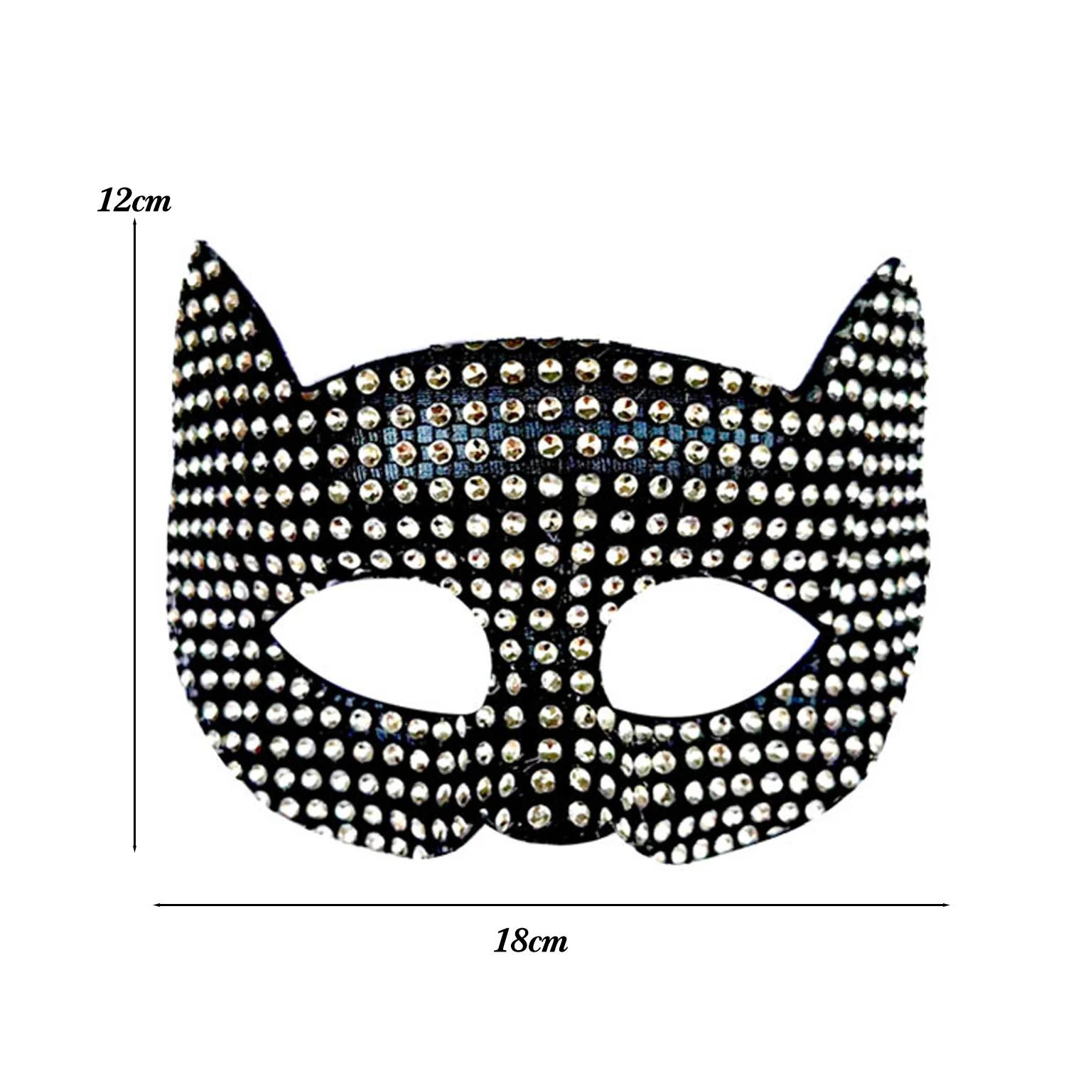 Halloween Cat Diamond Mask Sexy Half Face Eye Mask Halloween Party Cosplay Lovers Mask Costume Props Male Female Costumes чёрный
Halloween Cat Diamond Mask Sexy Half Face Eye Mask Halloween Party Cosplay Lovers Mask Costume Props Male Female Costumes чёрный
