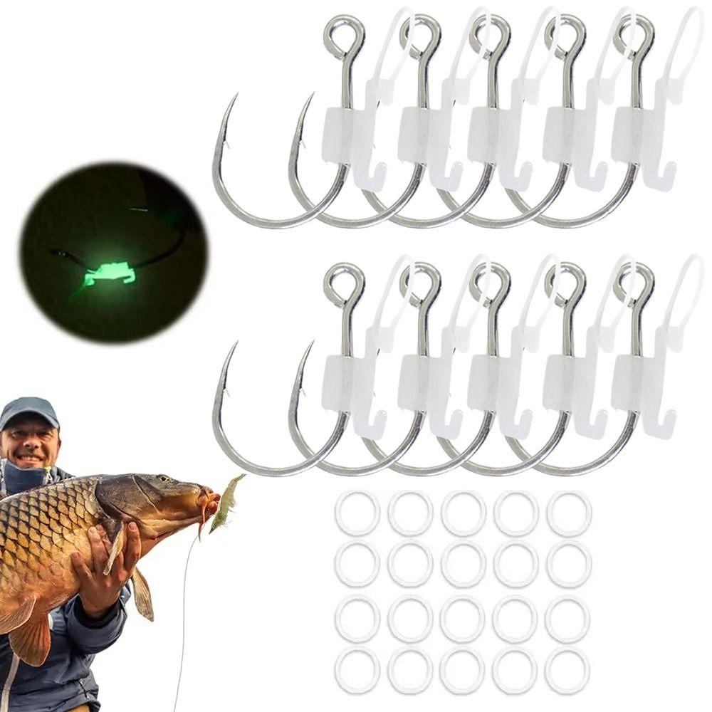 10Pcs High Strength Luminous Live Shrimp Fishing Hooks Freshwater Saltwater Fishing 10Pcs
10Pcs High Strength Luminous Live Shrimp Fishing Hooks Freshwater Saltwater Fishing 10Pcs
