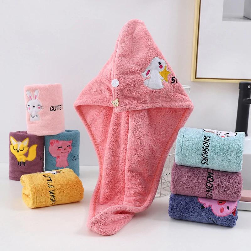 Products Microfiber Hair Towel Hair Cap with Button Feminine Bathroom Accessories Quick-drying Bathrobe Home Textile 25cm x 65cm
Products Microfiber Hair Towel Hair Cap with Button Feminine Bathroom Accessories Quick-drying Bathrobe Home Textile 25cm x 65cm