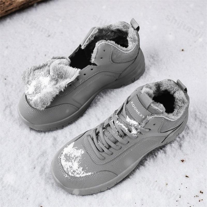 2026 Winter Men s High Top Thick Soled Thicken Warm Snow Boots Ccise Fashi Versatile Comfortable Plush Cott Platform Boots 46 сірий колір
2026 Winter Men s High Top Thick Soled Thicken Warm Snow Boots Ccise Fashi Versatile Comfortable Plush Cott Platform Boots 46 сірий колір