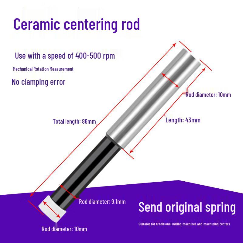 Ceramic Non-Magnetic High Precision Edge Finder
Ceramic Non-Magnetic High Precision Edge Finder