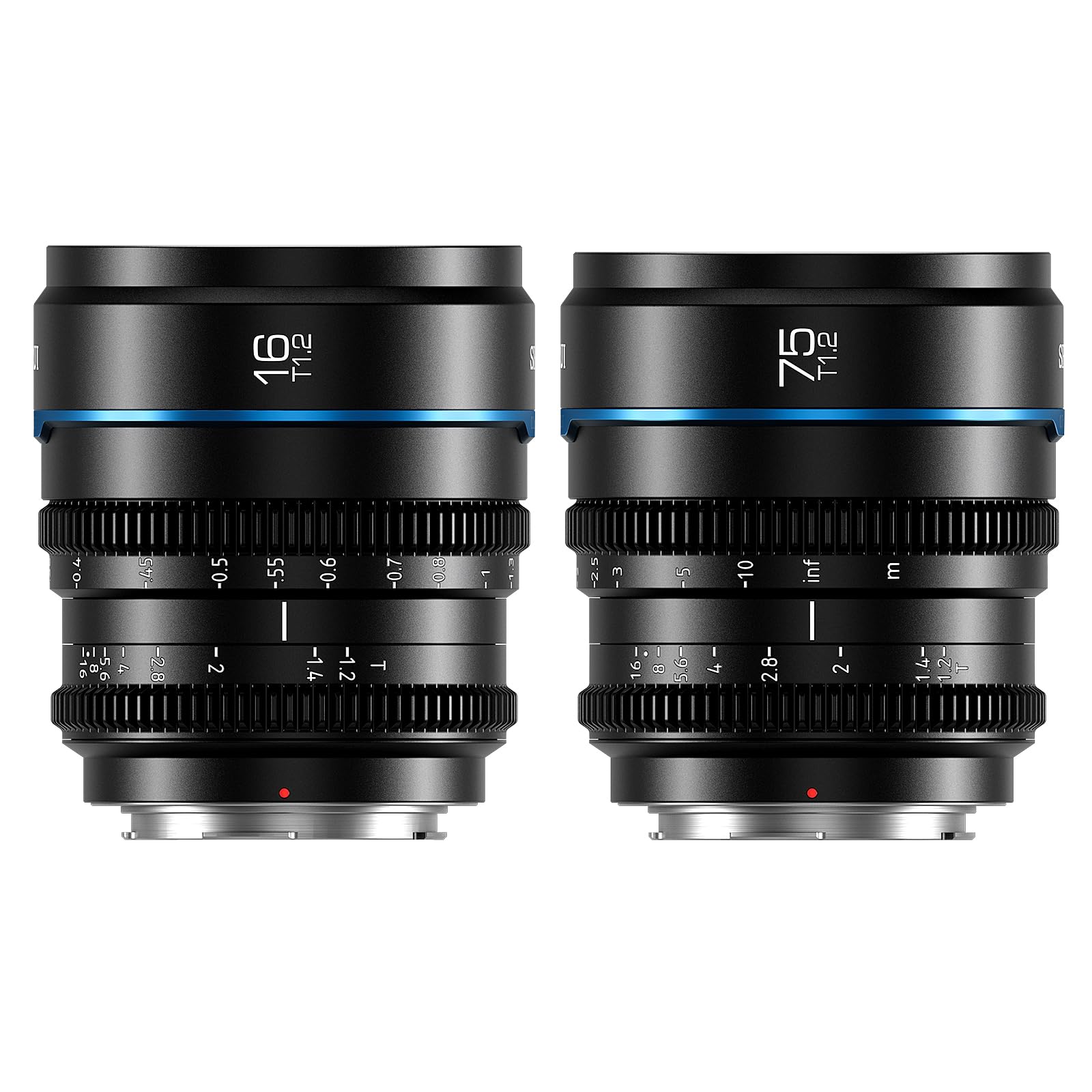 SIRUI Night Walker S35 Cine Lens Set 75mm Large Diameter Manual Focus Lens E T1.2 16mm, (MS-2SEB, Mount, Black)
SIRUI Night Walker S35 Cine Lens Set 75mm Large Diameter Manual Focus Lens E T1.2 16mm, (MS-2SEB, Mount, Black)
