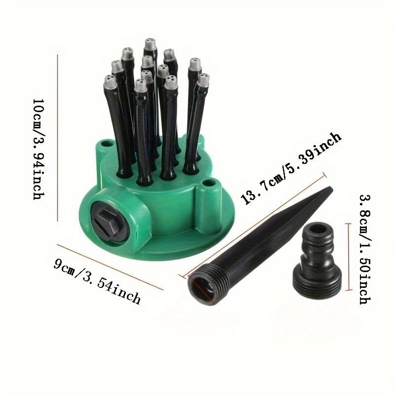 Garden Watering Sprinkler with 360 Degree Automatic Multi-Head Flower Hose Nozzle Irrigation Tool
Garden Watering Sprinkler with 360 Degree Automatic Multi-Head Flower Hose Nozzle Irrigation Tool