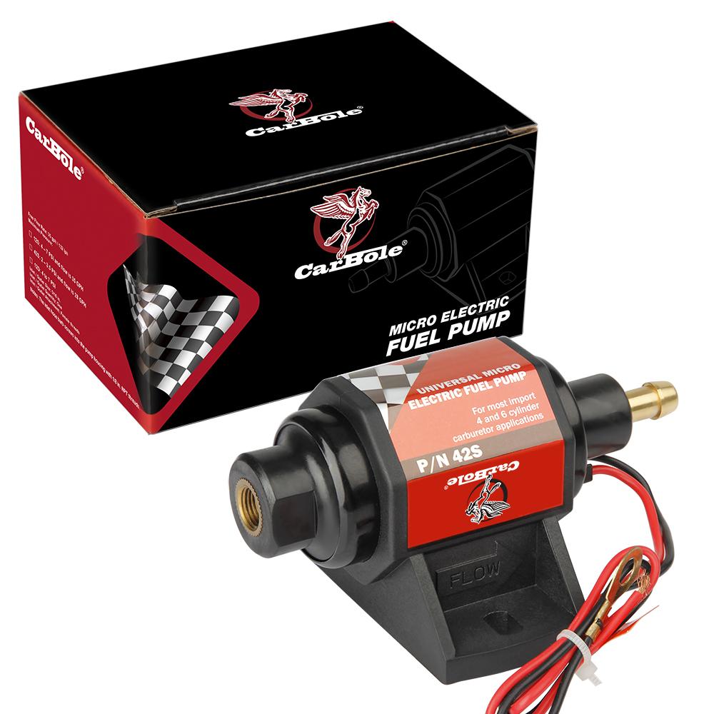 Universal 12V Micro Electric Fuel Pump 2–3.5 PSI Low Pressure 42 GPH Fit For Most 4/6 Cylinder Vehicles show as picture
Universal 12V Micro Electric Fuel Pump 2–3.5 PSI Low Pressure 42 GPH Fit For Most 4/6 Cylinder Vehicles show as picture