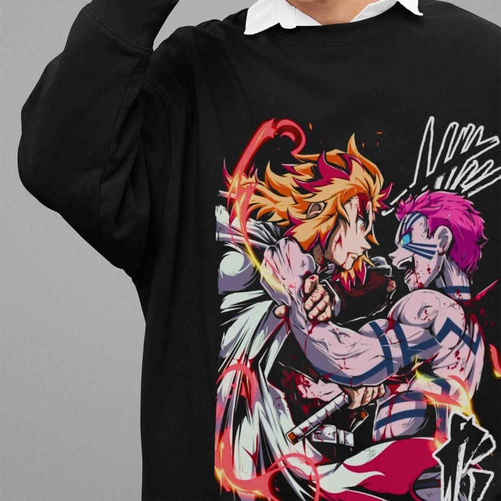 Demon Slayer Sweatshirt Rengoku Akaza Sweater Kimetsu No Yaiba Unisex Pullover 4XL
Demon Slayer Sweatshirt Rengoku Akaza Sweater Kimetsu No Yaiba Unisex Pullover 4XL